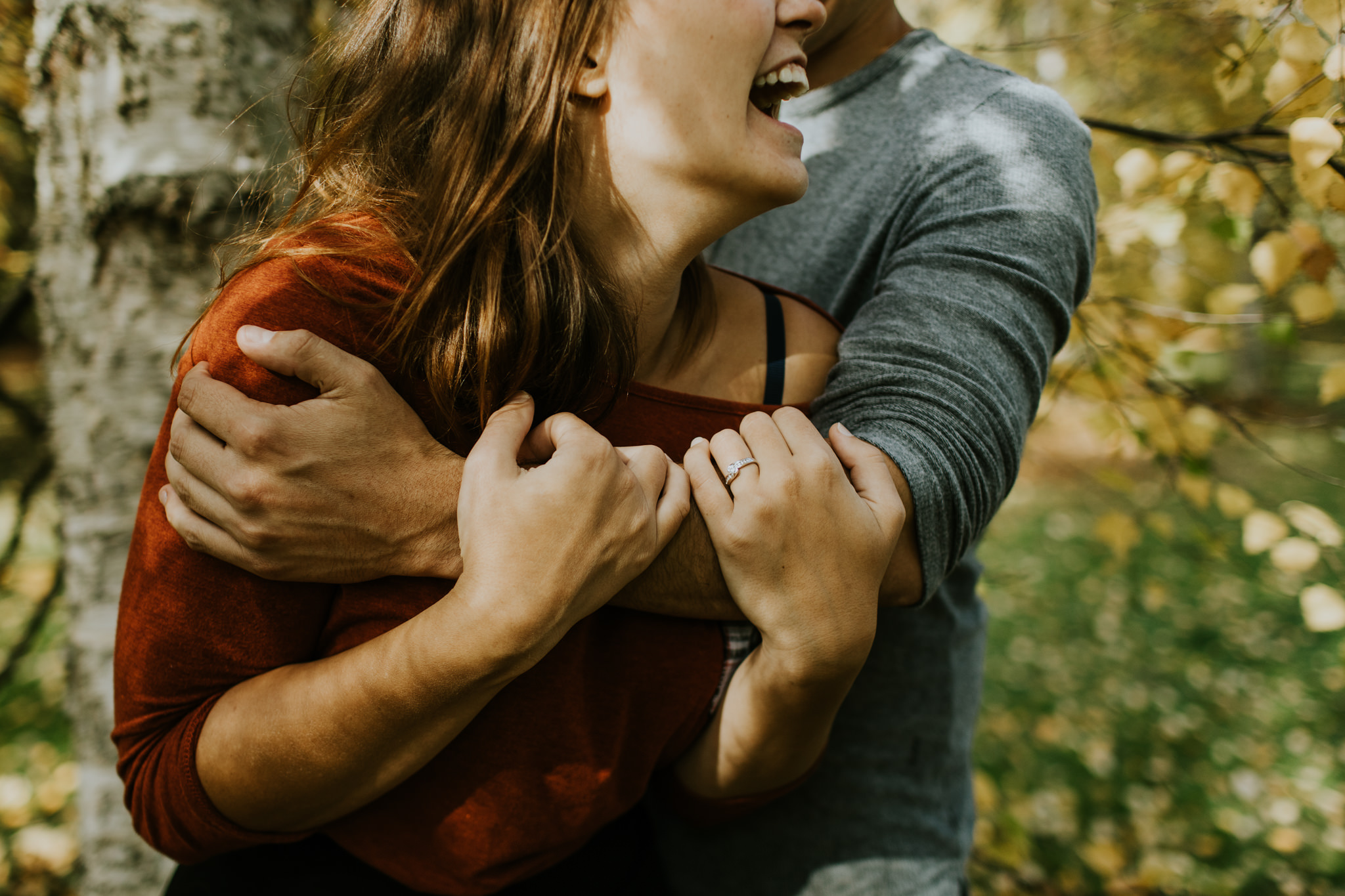 seattle wedding photographer fall washington park arboretum engagement