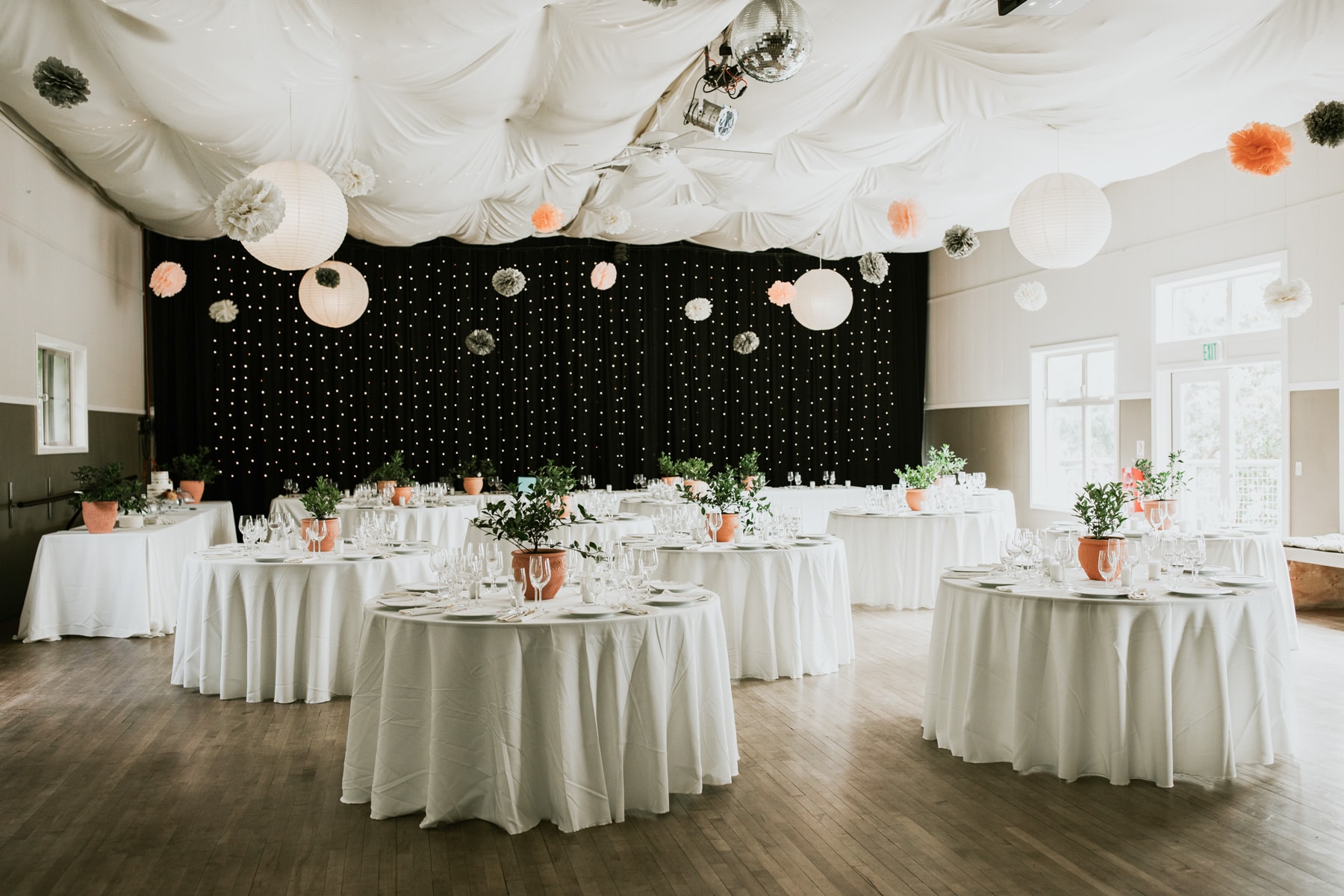 orcas island wedding odd fellows hall reception hall