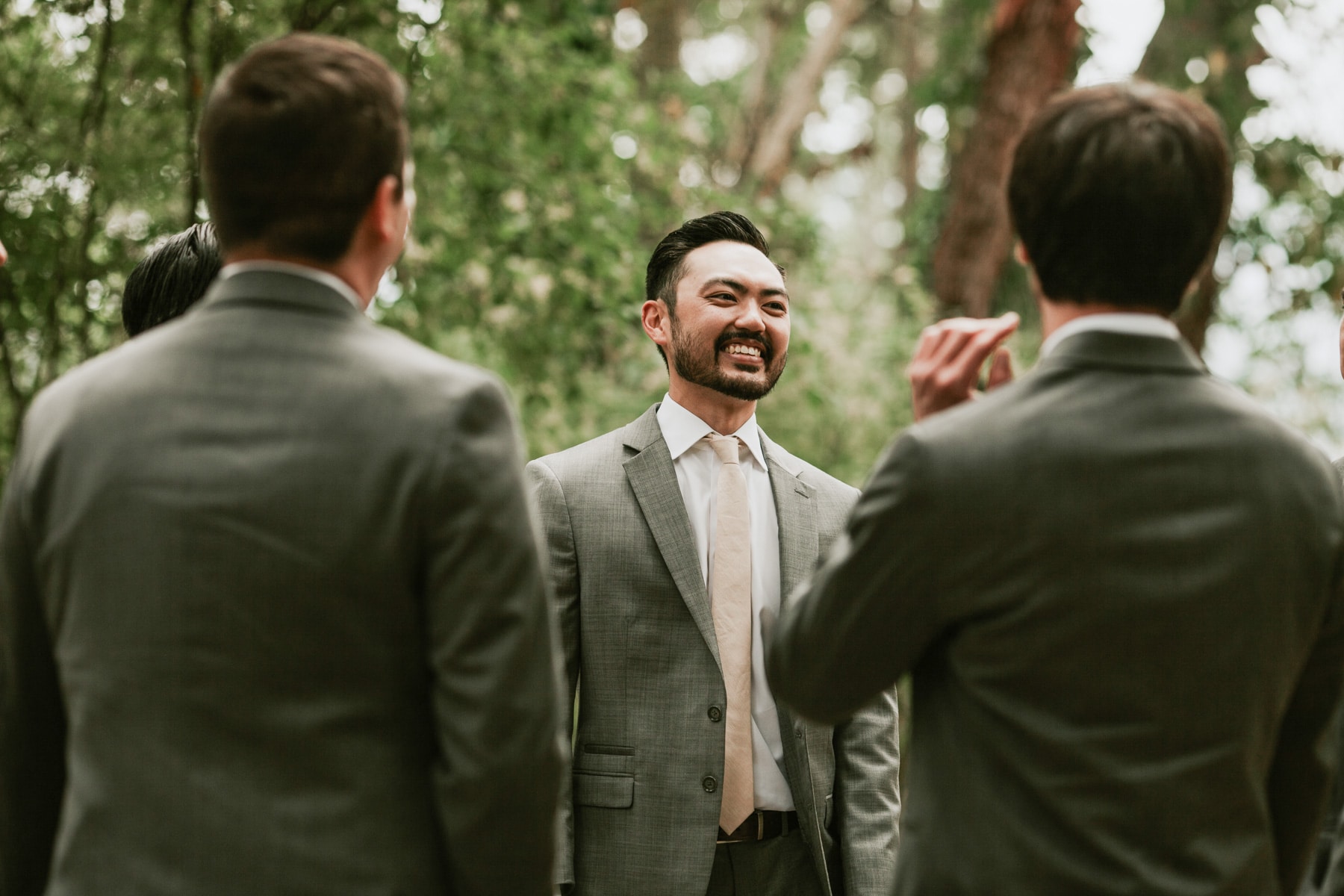 seattle wedding photographer cute groomsmen photo