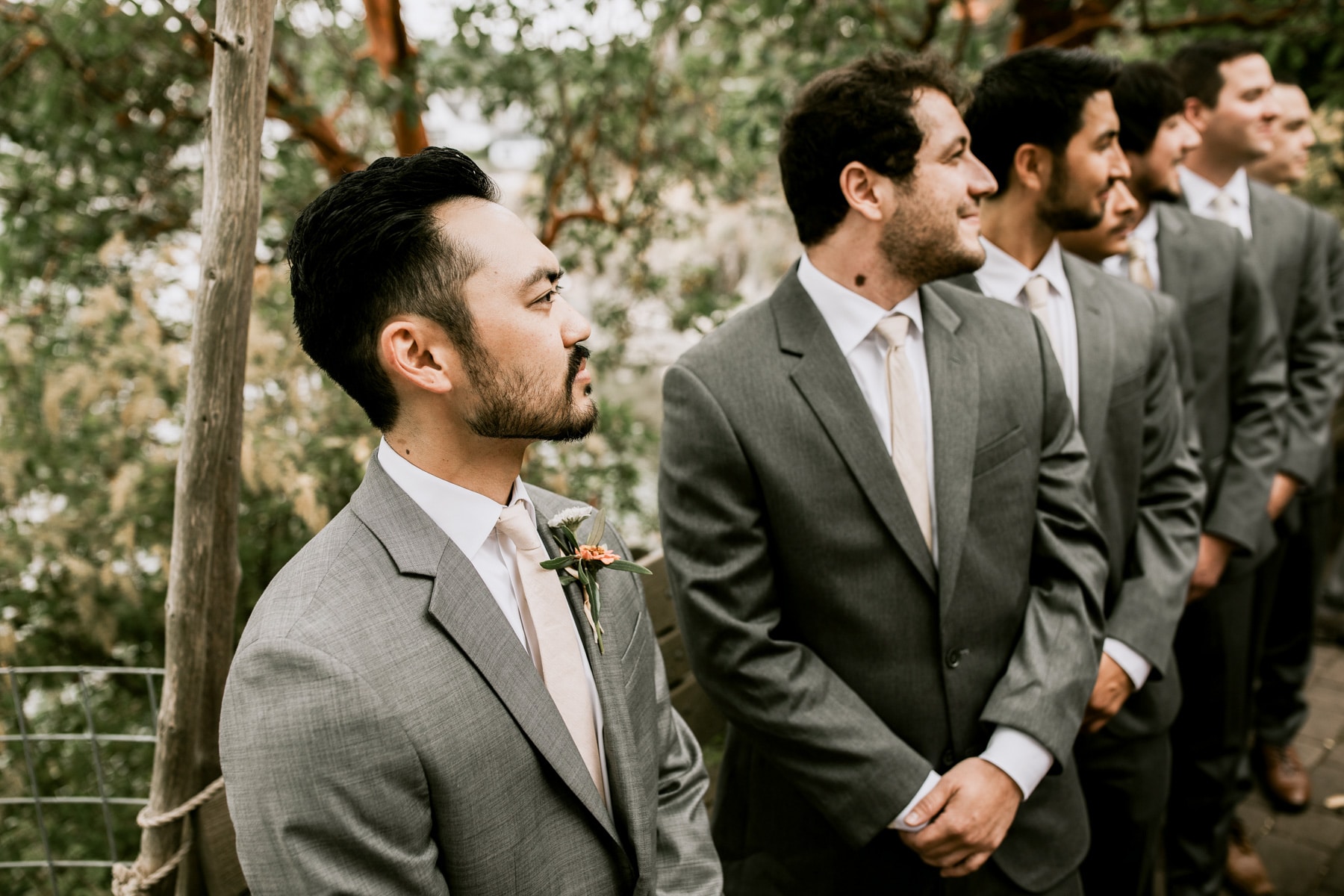 orcas island wedding groom