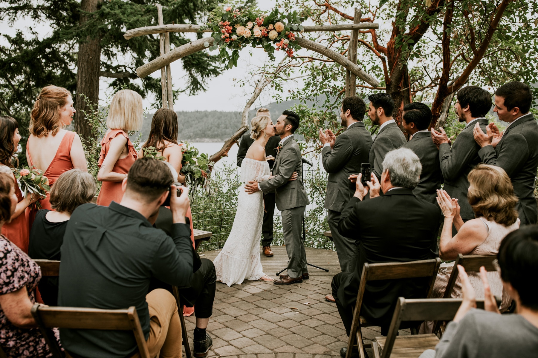odd fellows hall orcas island wedding photographer