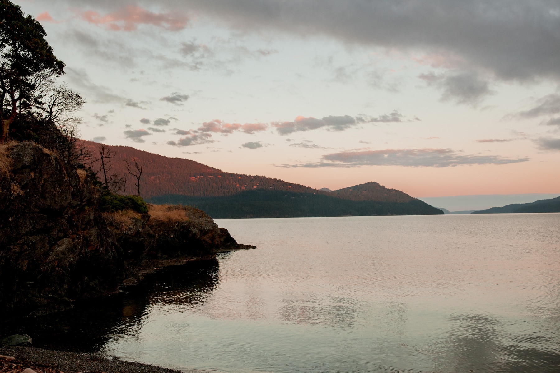 orcas island wedding sunset photos