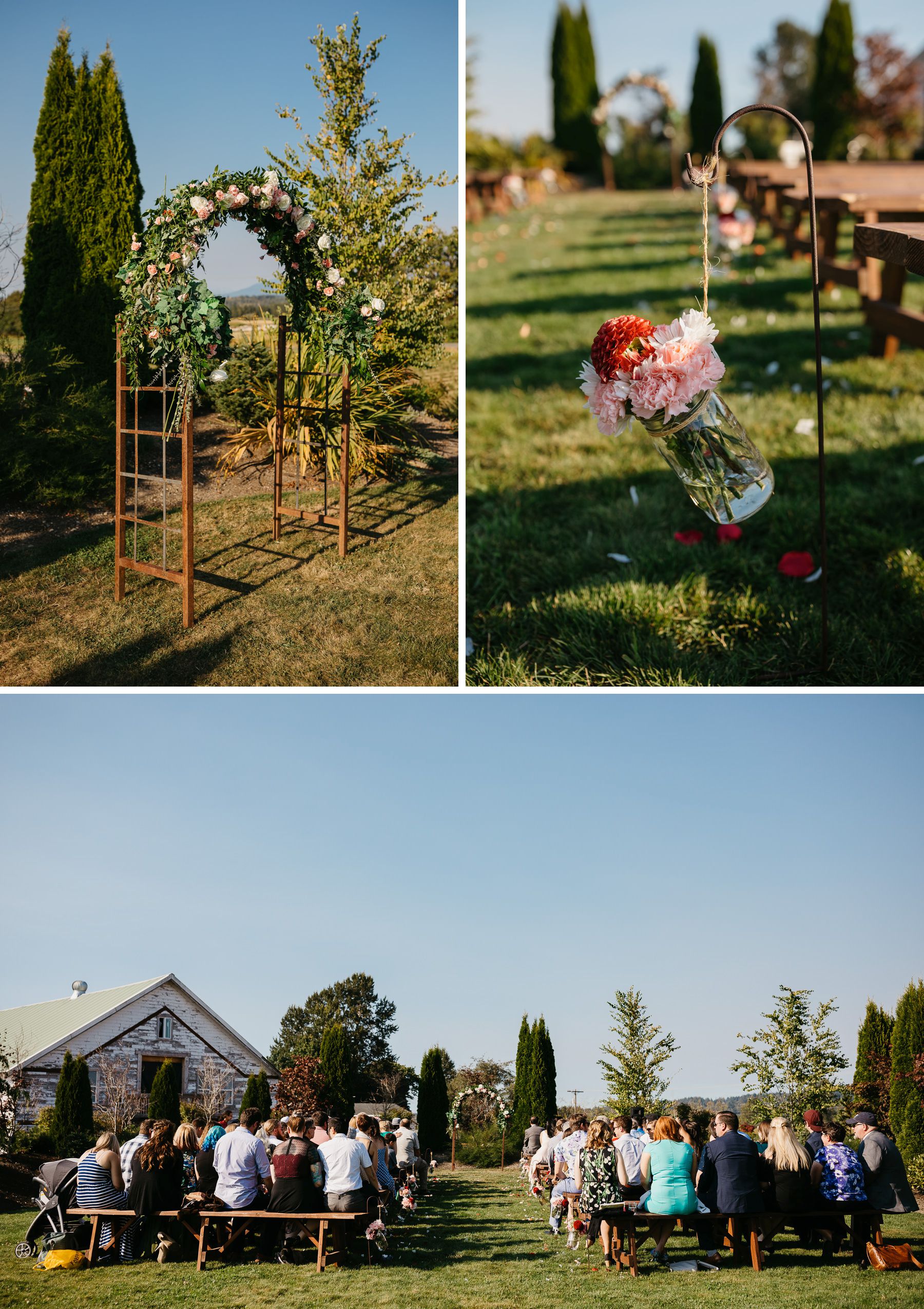 dairyland wedding ceremony august