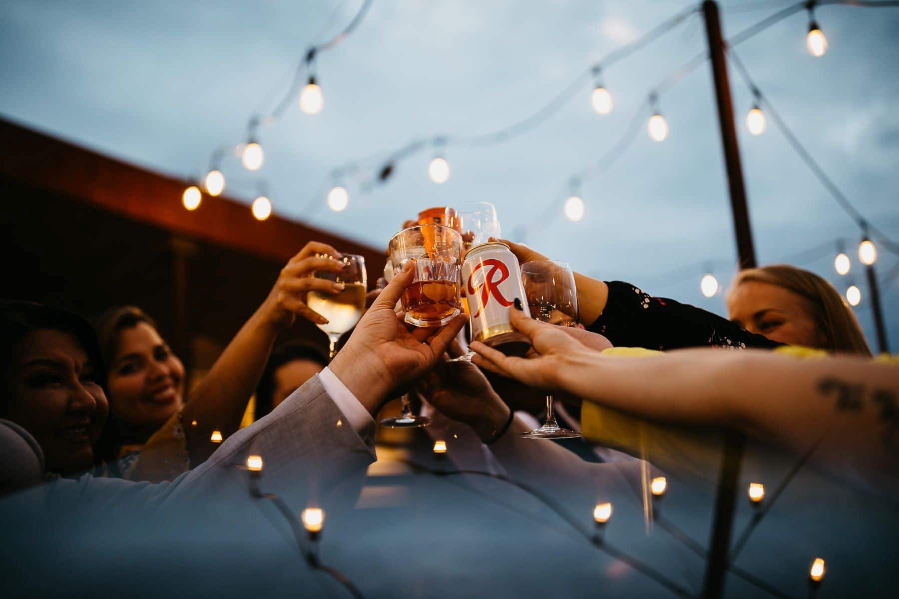 within sodo wedding rooftop deck