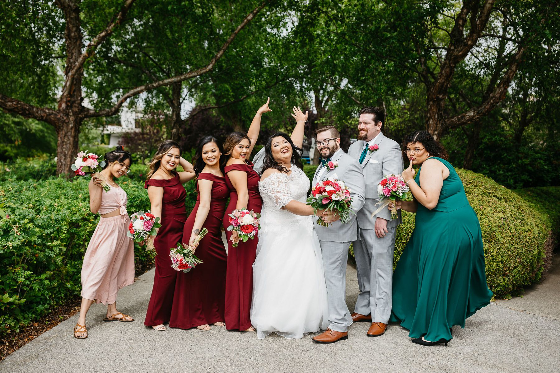 woodmark hotel wedding portrait park