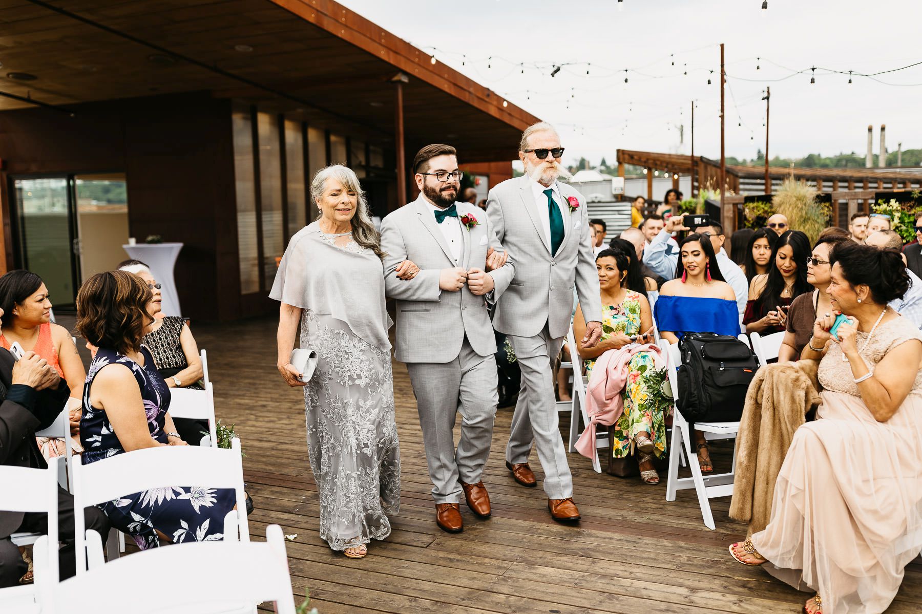 within sodo wedding outdoor ceremony