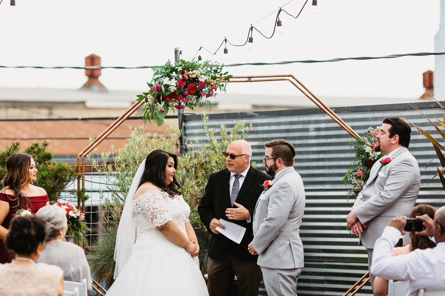 within sodo wedding outdoor ceremony