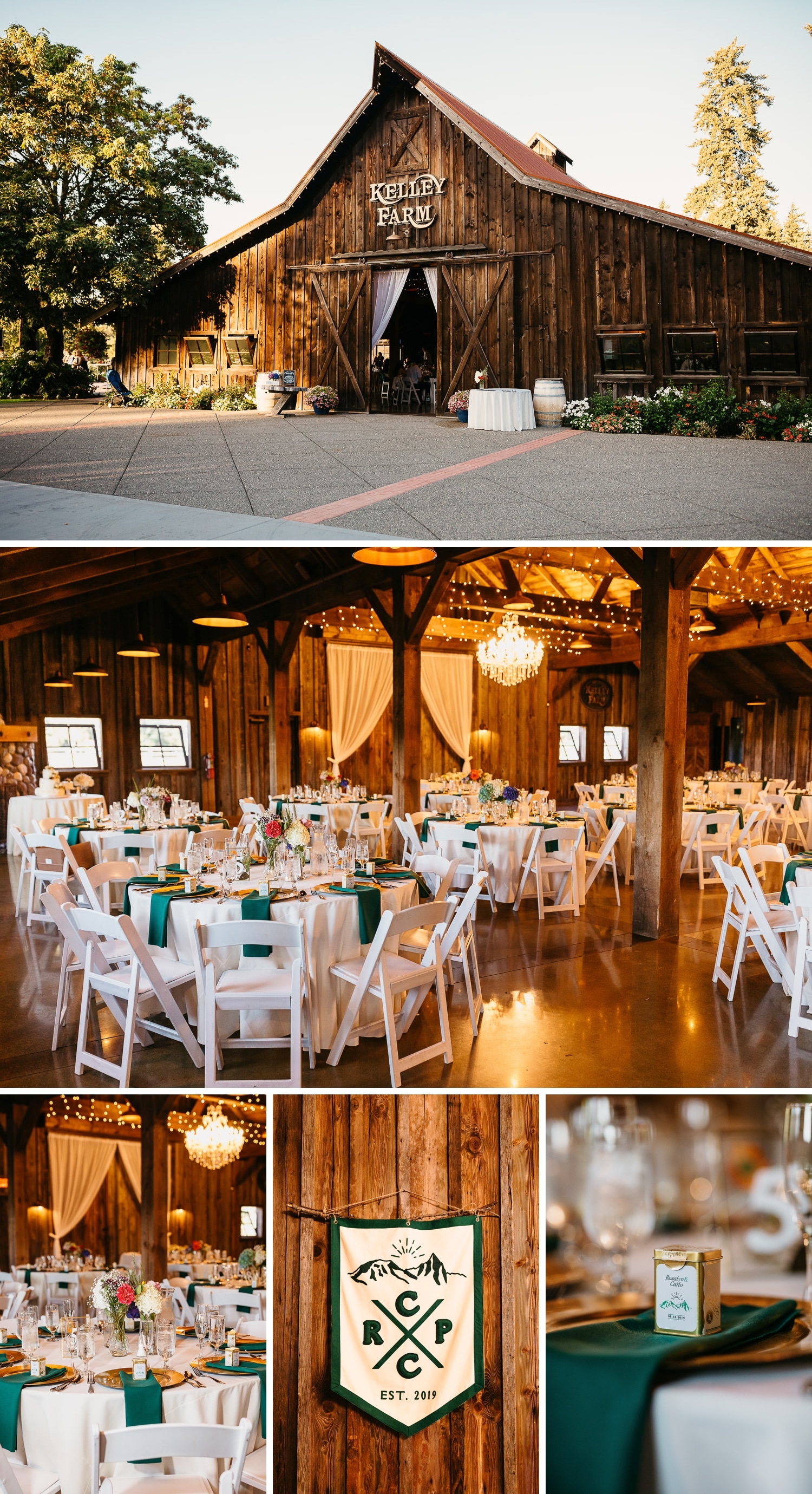the kelley farm wedding reception