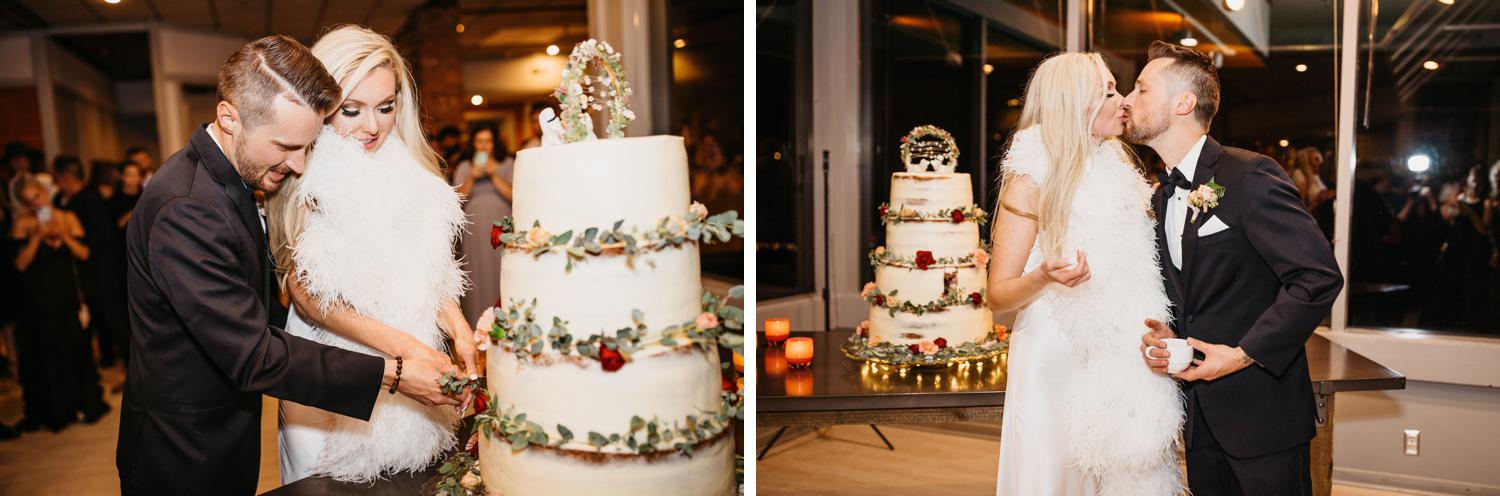 cake cutting at ballard bay club