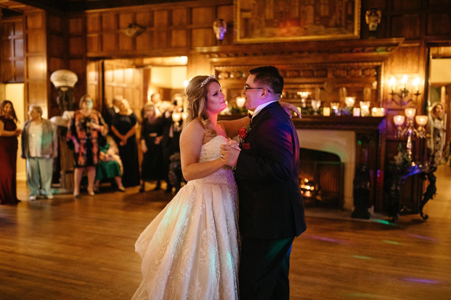 thornewood castle wedding dance floor