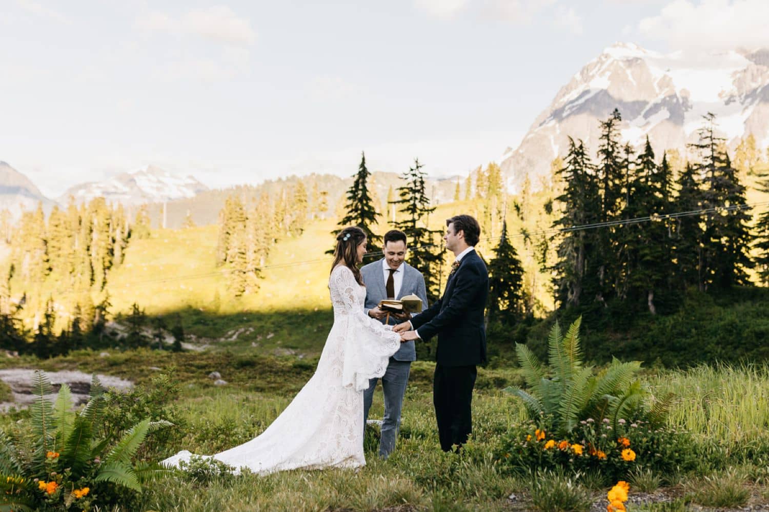 mount baker wedding ceremony