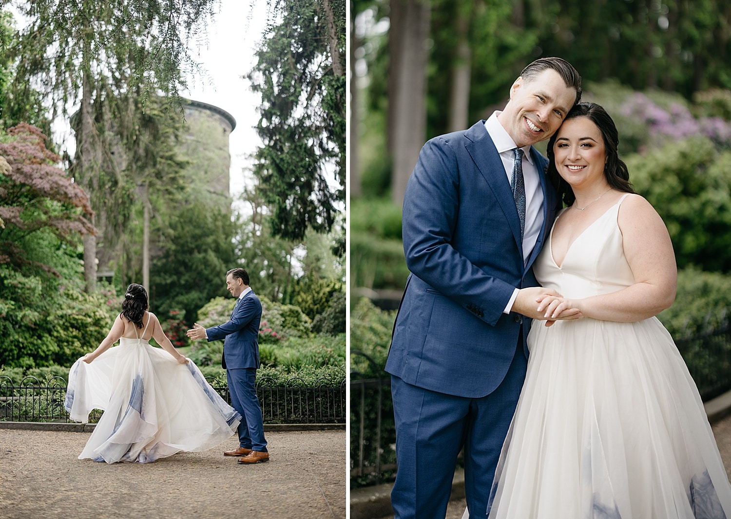wedding photos at volunteer park mv skansonia wedding