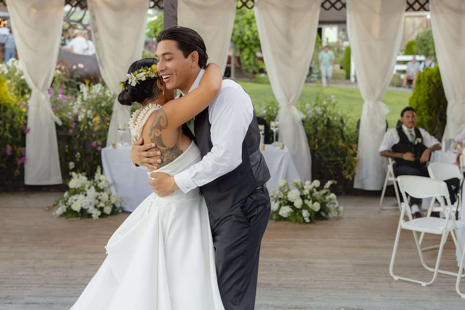 Eagle mountain venue wedding reception dance floor