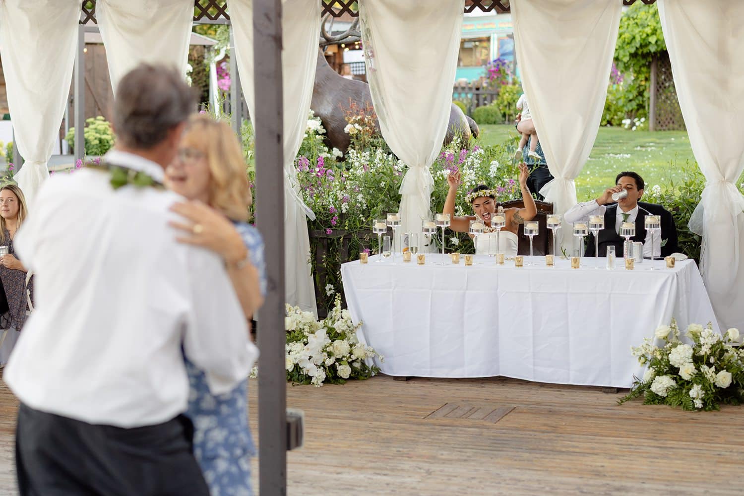 Eagle mountain venue wedding reception dance floor