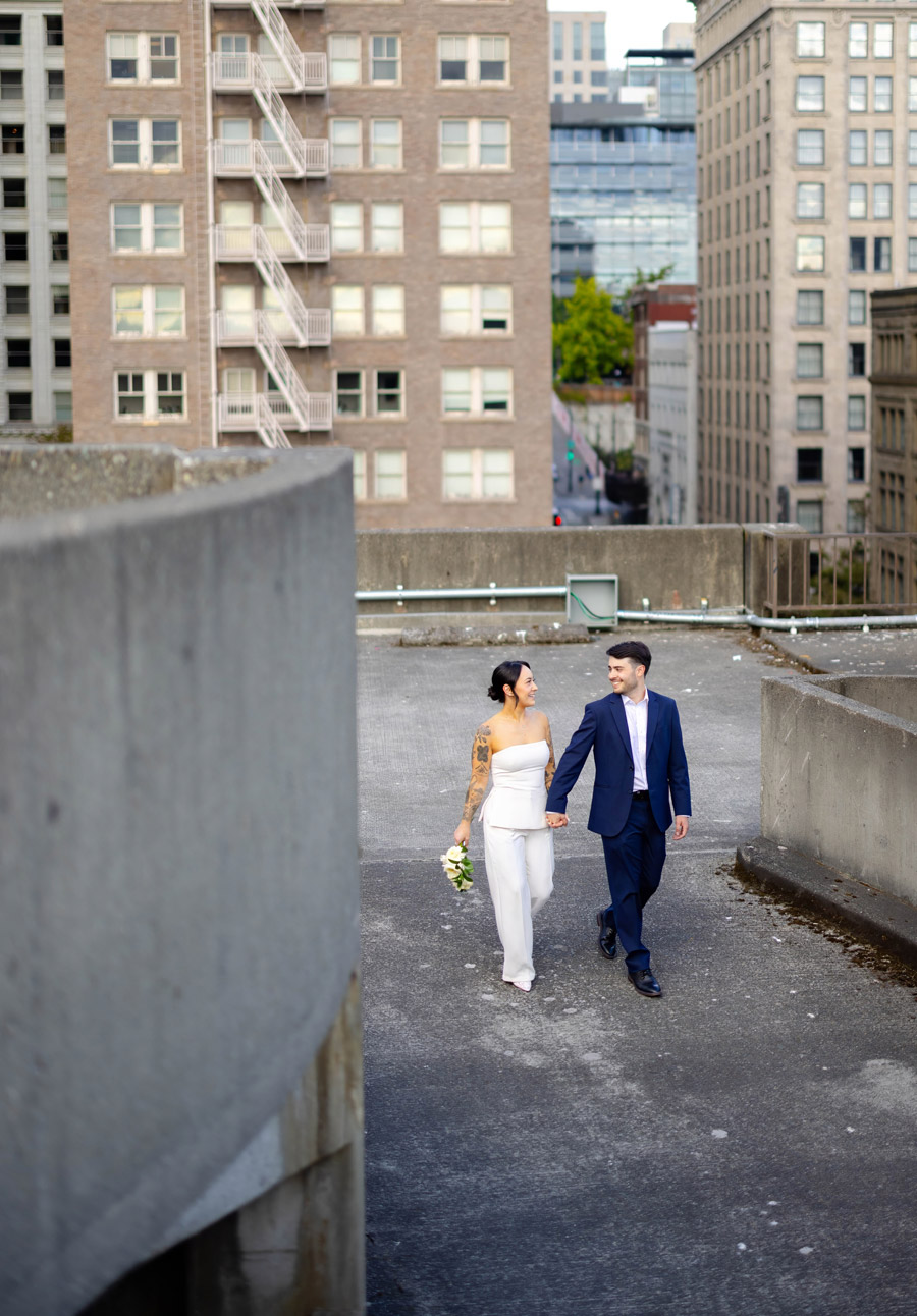 august seattle courthouse wedding photos