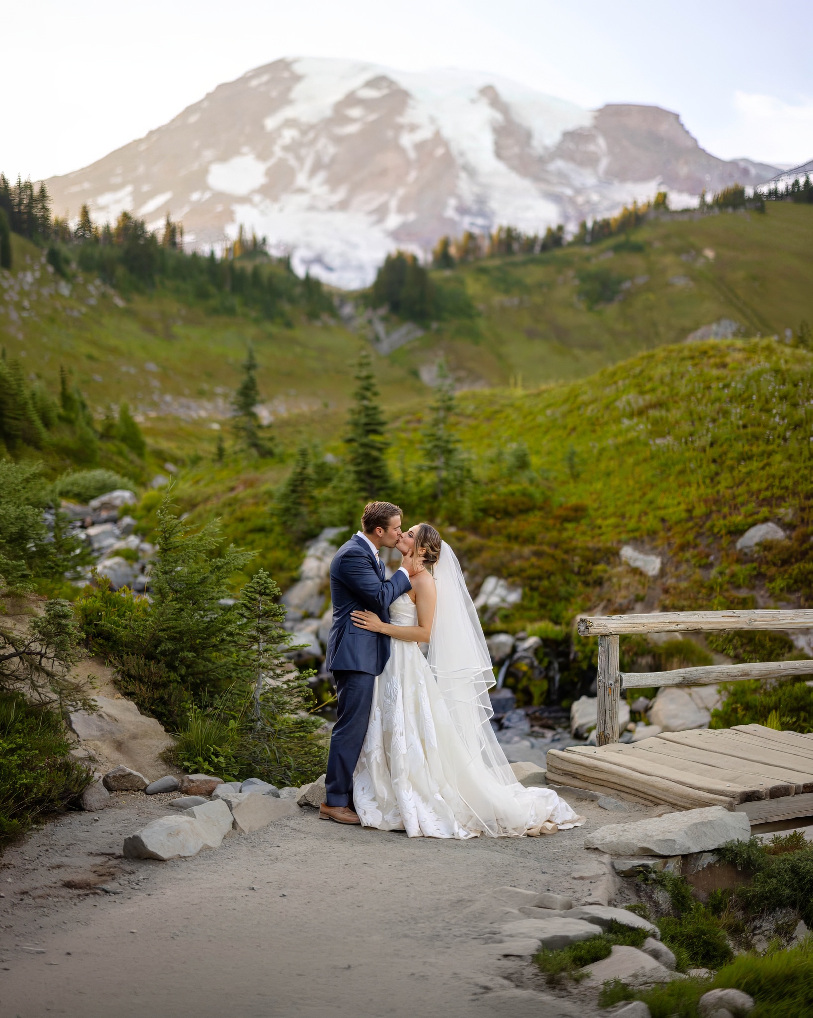 paradise mount rainier wedding elopement photo